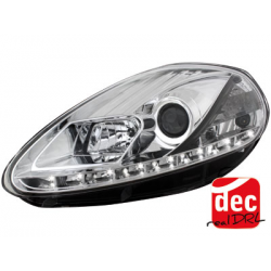 D-LITEPhares Fiat G.Punto 05-08_Feux de jour Chrome