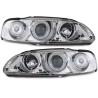 Phares Honda Civic 2/3T 91-95 avec anneaux lumineux angel eyes Chrome Phares Honda Civic 2/3T 91-95 avec anneaux lumineux angel eyes Chrome