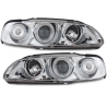 Phares Honda Civic 2/3T 91-95 avec anneaux lumineux angel eyes Chrome Phares Honda Civic 2/3T 91-95 avec anneaux lumineux angel eyes Chrome