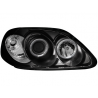 Phares Honda Civic 2/5T 99-02 avec anneaux lumineux angel eyes Noir Phares Honda Civic 2/5T 99-02 avec anneaux lumineux angel eyes Noir