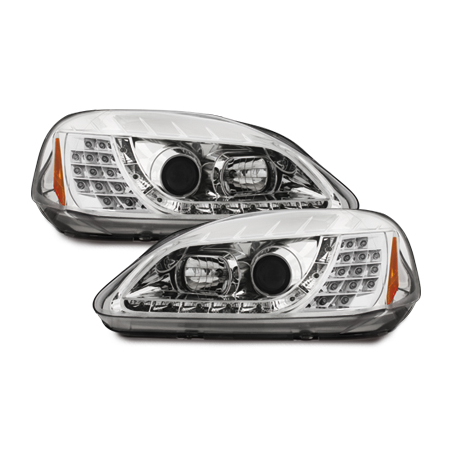 Phares DAYLINE Honda Civic 2/5T 99-02 Chrome Phares DAYLINE Honda Civic 2/5T 99-02 Chrome