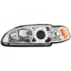 Phares Honda Civic 2/3T 91-10.95 _ 1 SLR  Chrome