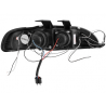 Phares Honda Civic 2/3T 91-95 avec 2 Anneaux lumineux Angel Eyes Chrome Phares Honda Civic 2/3T 91-95 avec 2 Anneaux lumineux Angel Eyes Chrome