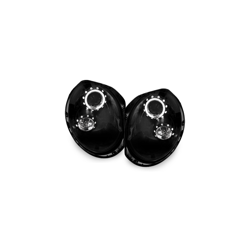 Phares Mini One/Cooper/Cooper S 06-10 Noir