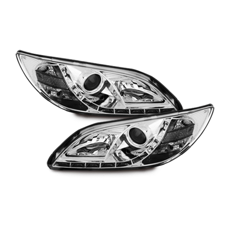 Phares DAYLINE Mazda 3 4T/D/P 03-08 Chrome Phares DAYLINE Mazda 3 4T/D/P 03-08 Chrome