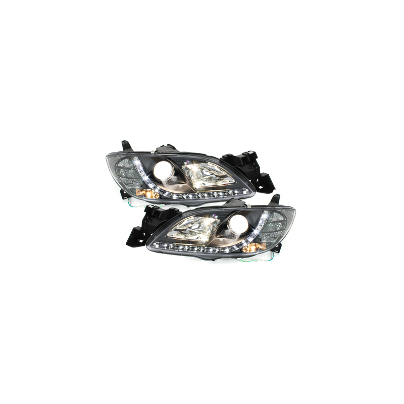 Phares DAYLINE Mazda 3 4T/D/P 03-08  Noir