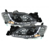 Phares DAYLINE Mazda 3 4T/D/P 03-08 Noir Phares DAYLINE Mazda 3 4T/D/P 03-08 Noir