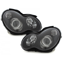 Phares Mercedes Benz W203 C-Klasse 00-06  Xénon Noir