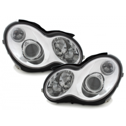 Phares Mercedes Benz W203 C-Klasse 00-06  Chrome