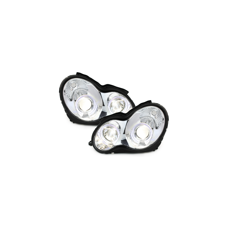 Phares Mercedes Benz W203 C-Klasse 00-06_2 SLR  Chrome