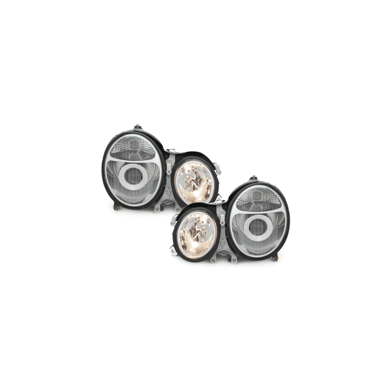 Phares Mercedes Benz W210 E-Klasse 99-01  Chrome