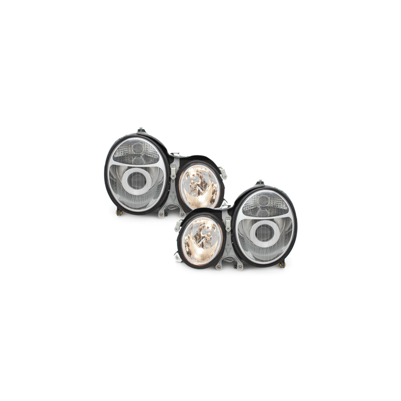 Phares Mercedes Benz W210 E-Klasse 95-98  Chrome