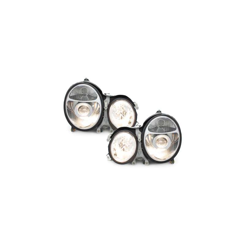 Phares Mercedes Benz W210 E-Klasse 95-98  Chrome