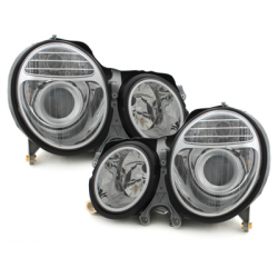 Phares Mercedes Benz W210 E-Kl.99-01_W211 Look Chrome