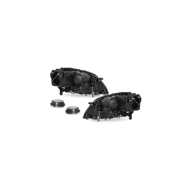 Phares a LED DRL Mercedes Benz W164 M 05-08  Chrome