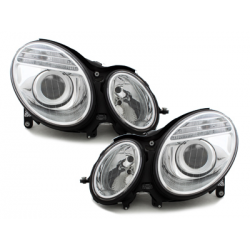 Phares Mercedes Benz W211 E-Klasse 02-06 Chrome