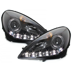 Phares a LED DRL MERCEDES BENZ SLK R171 04-11 Noir