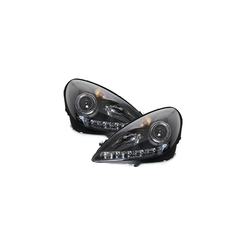 Phares a LED DRL MERCEDES BENZ SLK R171 04-11 Noir