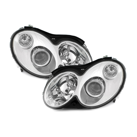 Phares Mercedes Benz CLK W209 03-08  Chrome