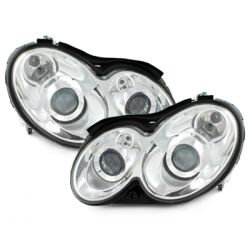 Phares Mercedes Benz CLK W209 03-08  Chrome