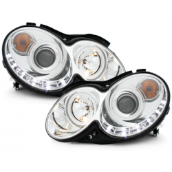 Phares a LED DRL Mercedes Benz CLK W209 03-08
