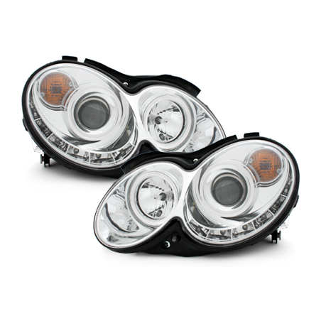 Phares a LED DRL Mercedes Benz CLK W209 03-08