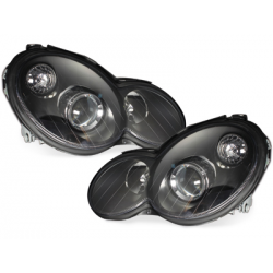 Phares Mercedes Benz Sport Coupé C203 01-08 Noir