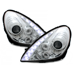 Phares Mercedes Benz R171 SLK 03-08  Chrome