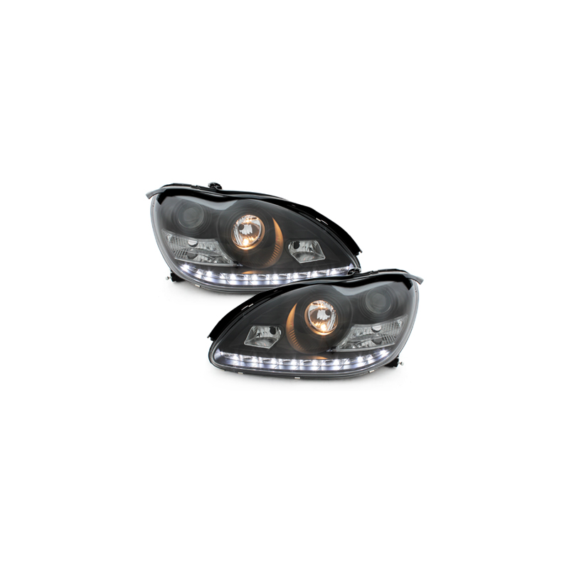 Phares xénon Mercedes Benz W220 S-Klasse 02-05 Noir