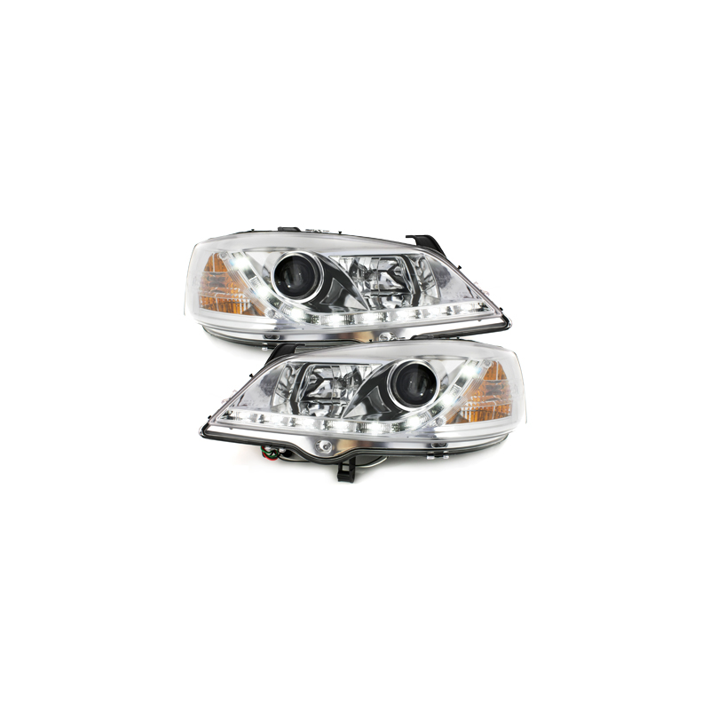 Phares D-LITE Opel Astra Gauche Feux Diurne  Chrome