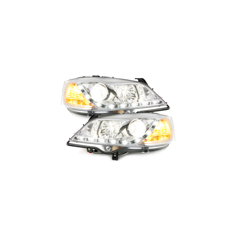Phares D-LITE Opel Astra Gauche Feux Diurne  Chrome