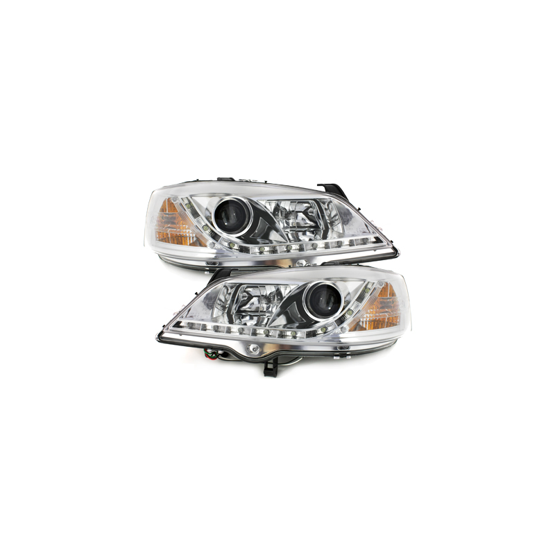 Phares D-LITE Opel Astra Gauche Feux Diurne  Chrome
