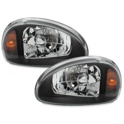 Phares Opel Corsa B 3/5T 93-99-Noir
