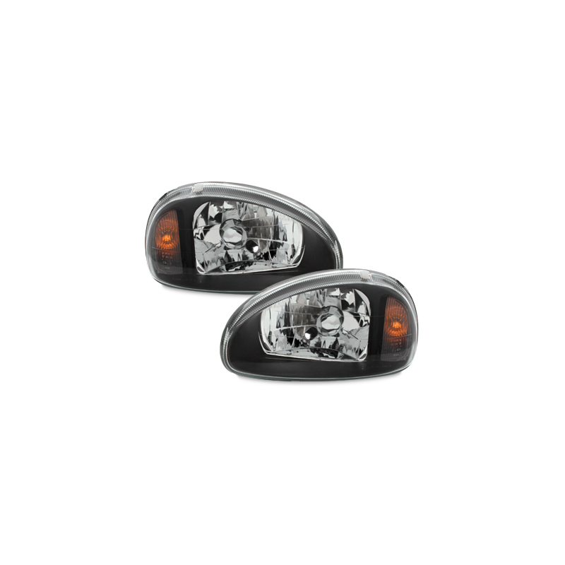Phares Opel Corsa B 3/5T 93-99-Noir