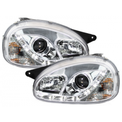 Phares DAYLINE Opel Corsa B 3/5T 03.93-01  avec Feux Diurne LED 