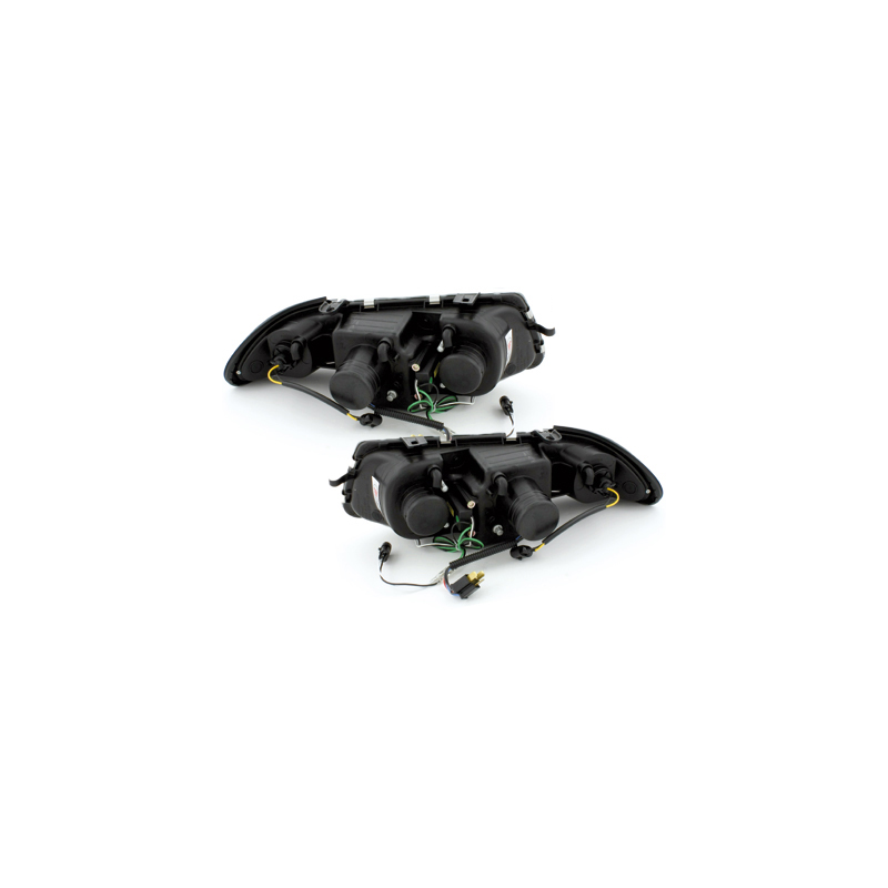 Phares DAYLINE Opel Astra F 91-94  avec feux diurne LED  Chrome