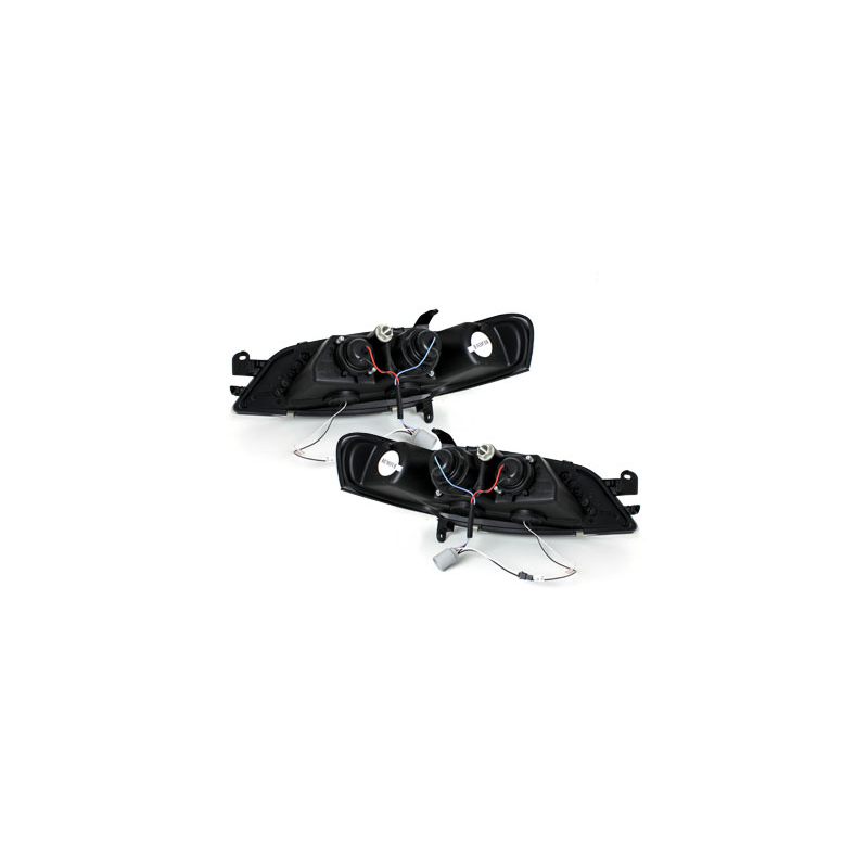 Phares DAYLINE Opel Vectra B 96-99 avec feux diurne LED  Chrome