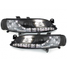 Phares DAYLINE Opel Vectra B 96-99 avec feux diurne LED Noir Phares DAYLINE Opel Vectra B 96-99 avec feux diurne LED Noir