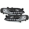 Phares DAYLINE Opel Vectra B 96-99 avec feux diurne LED Noir Phares DAYLINE Opel Vectra B 96-99 avec feux diurne LED Noir