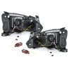 Phares Opel Corsa C 01-06 avec anneaux lumineux angel eyes CCFL Noir Phares Opel Corsa C 01-06 avec anneaux lumineux angel eyes CCFL Noir