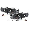 Phares Opel Vectra B 96-99 avec anneaux lumineux angel eyes CCFL Noir Phares Opel Vectra B 96-99 avec anneaux lumineux angel eyes CCFL Noir