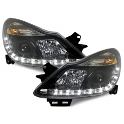 Phares D-LITE Opel Corsa Droite 06+  avec Feux Diurne  Noir