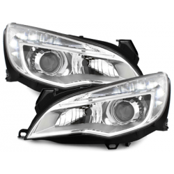 Phares avec feux diurnes Opel Astra J 10-11 Chrome