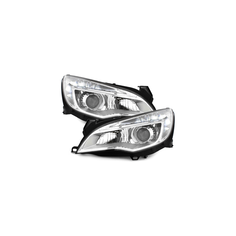 Phares avec feux diurnes Opel Astra J 10-11 Chrome