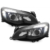 Phares avec feux diurnes Opel Astra J 10-11 Noir Phares avec feux diurnes Opel Astra J 10-11 Noir