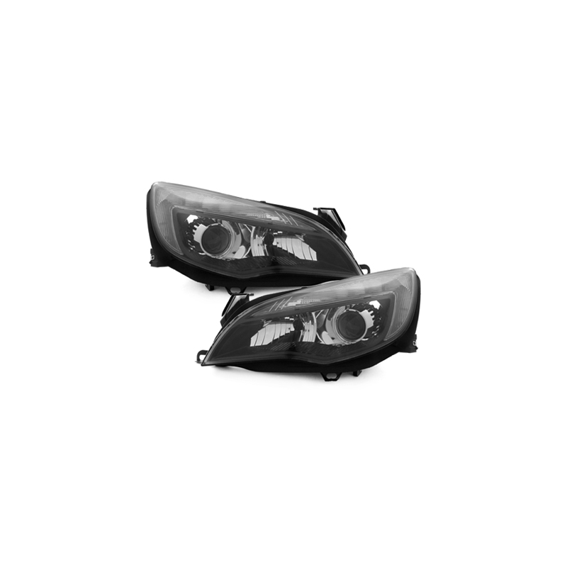 Phares avec feux diurnes Opel Astra J 10-11 Noir