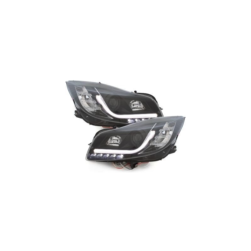 Phares avec feux diurnes Opel Insignia_09+ Noir