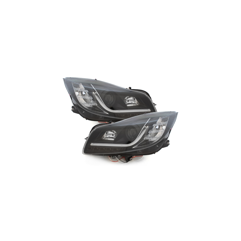 Phares avec feux diurnes Opel Insignia_09+ Noir