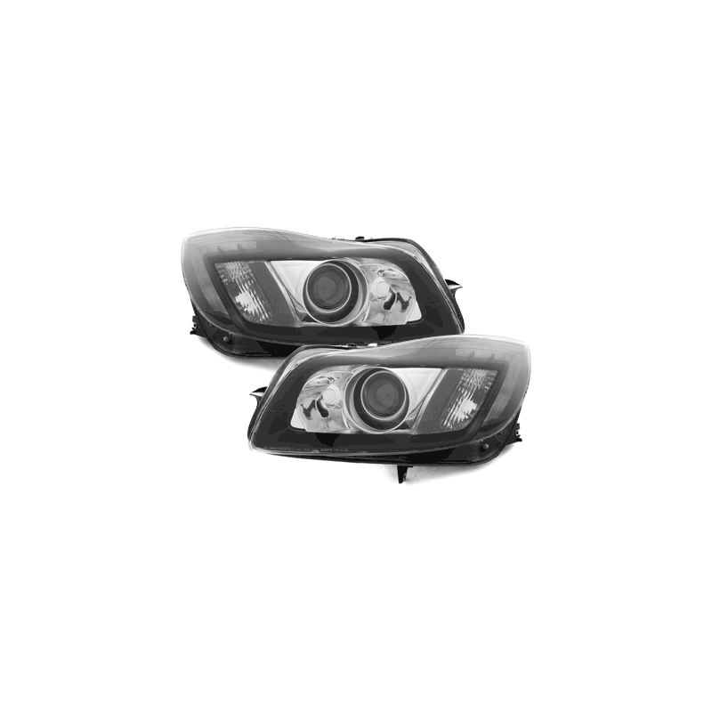 Phares avec feux diurnes Opel Insignia 10+ Noir