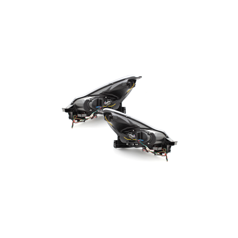 Phares avec feux diurnes Opel Corsa Droite 11+ Noir